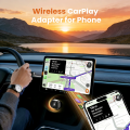 2026 Wireless CarPlay Adapter for iPhone & Android Auto Mini Wired to Wireless Car Play Adapter Plug & Play Compatible for.