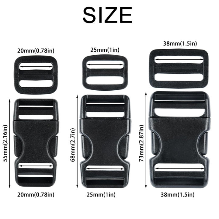4%20Sets%20Buckles%20for%20Straps,%20Release%20Buckle%20Plastic%20Clip%20Dual%20Adjustable,%20for%20Luggage%20Nylon%20Strap%20Webbing%20Outdoor%20Backpack%20-%20Image%207