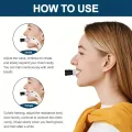 Abdominal breathing trainer, resistance adjustable lung capacity trainer suitable for aerobic fitness exercise facial care tool. 