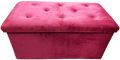 Foladable Velvet Ottoman and Storage Box, Soft Stool, Foot tray.Toys, Clothes, Jewelry,Bedding, Home Accessories,Books Storage.. 