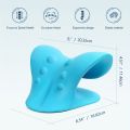 Eva Neck And Shoulder Relaxer, C-Shape Cervical Traction Device, Relax Spine Alignment, Chiropractic Pillow Stretcher Massager. 
