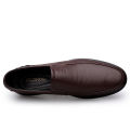 CLOHOO Men's Business Casual Shoes Handmade Layered Cowhide Bottom Leather Footwear for Office And Leisure.