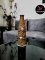 Jute Glass Made Hand crafted Flower Vase.