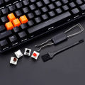 Universal Keyboard Key Cap Puller 2 In 1 Keycap Puller for Mechanical Keyboard Removal Tool with 2 Pcs Keyboard Cleaning Brush. 