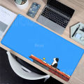 HD Printing Mouse Pads Black Cat cute scenery Gaming 400x900mm Large overlock Mousepad Gamer  Company accessories Desk Mat. 