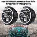 2Pcs Spider Pattern Car Tweeter Speakers Super Power Enhanced Bass Clear Highs Universal Easy Installation Creative Interior. 