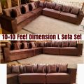 Customizable in All Size For Your Room and all colors  L  Shape Corner Sofa Set. 