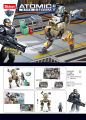 ND Thailand Sluban atomic storm space robot 126 PCs M38-B0907. 