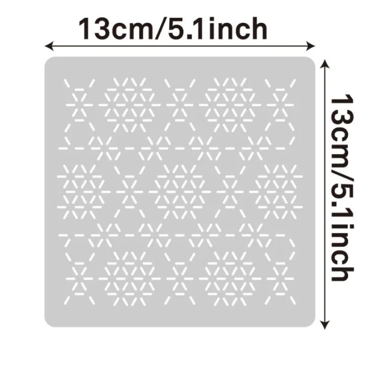 9/32Pcs%20Sashiko%20Embroidery%20Stencil%20Set%20-%20Reusable%20PET%20Geometric%20Patchwork%20Template%20for%20DIY%20Handmade%20Embroidery%20Tools%20-%20Image%206