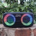 NB-051 Bluetooth, USB, TF Card & FM Radio Supported Deep Bass RGB Colorful Lighting Wireless Speaker. 