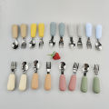 Baby Gadgets Tableware Set Children Utensil Stainless Steel Toddler Dinnerware Cutlery Cartoon Infant Food Feeding Spoon Fork. 