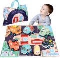 Soft Car Toy Set with Play Mat and 9pcs Vehicle for 1 Year Old Baby Toys 12-18 Months Toddlers Car Boys and Girls. 
