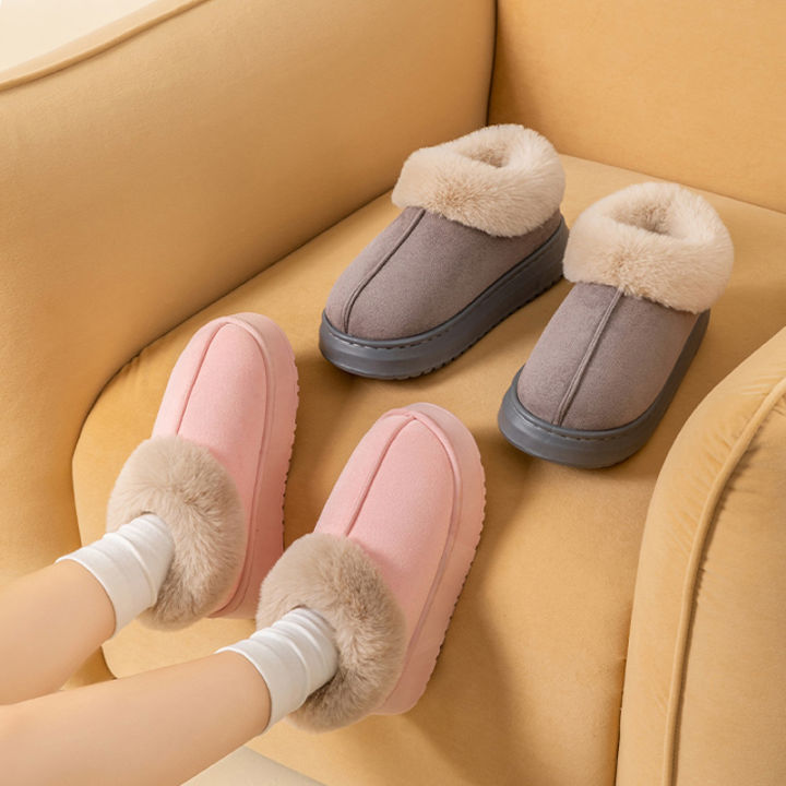 Winter%20Women%20Shoes%20Fashion%20Snow%20Boots%20Fluffy%20Plush%20Faux%20Fur%20Soft%20Slippers%20Outdoor%20Indoor%20Comfortable%20Warm%20Home%20men's%20Shoes%20-%20Image%206