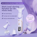 5 in 1 Electric Razor for Women Shaver Lady Shaver Body Hair Trimmer for Armpit Bikini Arm Leg Face Mustache Portable Painless.