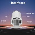 Android Smart Projector HY300 4K Home Theatre WiFi Bluetooth portable indoor mini Projector. 