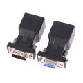 1PC DB9 RS232 Male/Female To RJ45 Female Adapter COM Port to LAN Ethernet Port Converter. 