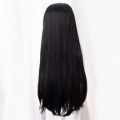 Anime Kochou Kanae Wig Kimetsu no Yaiba Cosplay Synthetic Black Long Heat Resistant Synthetic Hair Wigs Halloween Party.