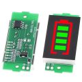1/2/3/4/6/7/8S Lithium Battery Level Indicator LED Display Lithium Battery Meter Display Module 4 Sections 3-34V 5mA. 