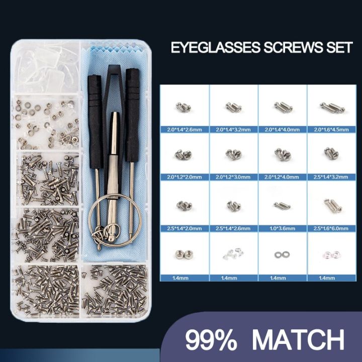 Eyeglasses Sunglasses Repair Kit Tool Glasses Screwdriver Screws Sets ...