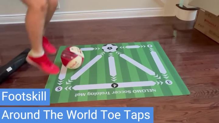 Football Training Mat Rug Dribbling Futbol Voetbal Training Mats Carpet Kids Soccer Indoor Equipment Durable Non Slip Foldable