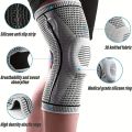 Non-Slip Knee Support Brace with Patella Gel Pad Stabilizers Comfort-Fit Compression Sleeve for Arthritis Sports. 
