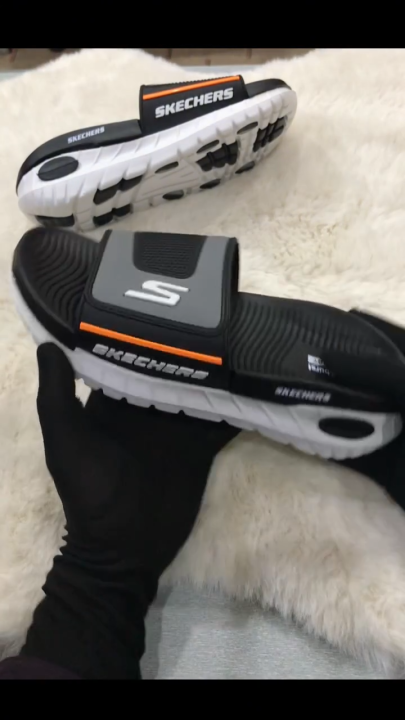 Premium Top Quality Imported Skecher OG Slides By kaku Baku