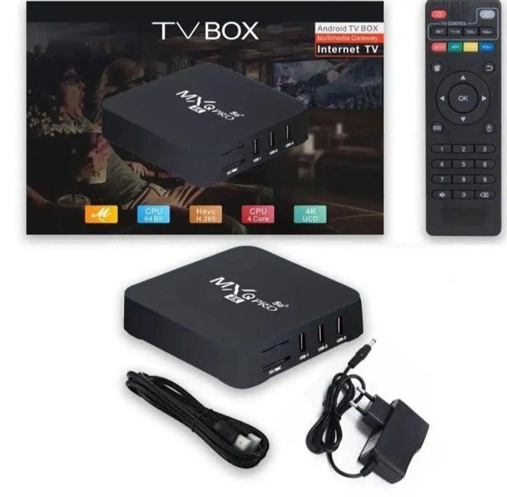 MXQ Pro 5G |8GB -128GB| High Quality Android 11 |4K Smart Android TV Box|