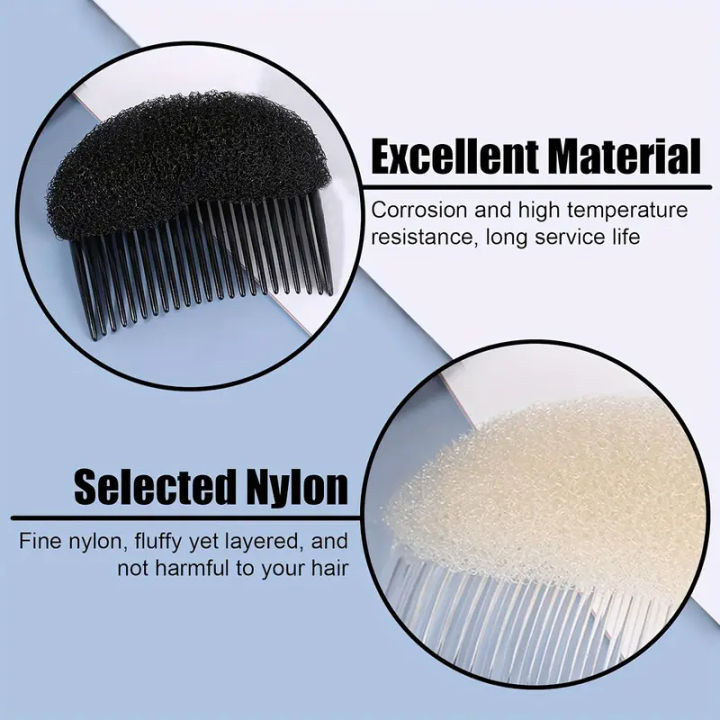 Fluffy%20Hair%20Pads%20Hair%20Volume%20Increase%20Puff%20Hair%20Clips%20Convenient%20Hair%20Bump%20Up%20Sponge%20Hairdressing%20Accessories%20For%20Women%20Girls%20-%20Image%203