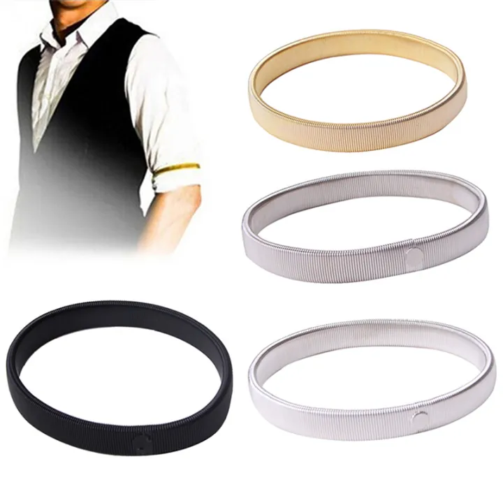 2Pcs%20Elastic%20Shirt%20Sleeve%20Holders,%20Metal%20Arm%20Bands%20For%20Men%20Women,%20Adjustable%20Shirt%20Garters,Clothing%20Accessories%20-%20Image%202