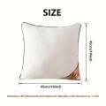 High quality pure white luxury 45*45cm sofa cushion, high-quality high rebound home cushion, suitable for car sofa pillows. 