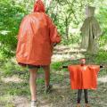 3 In 1 Outdoor Raincoat Hooded Sleeve Waterproof Rain Poncho Motorcycle Rain Cover Camping Hiking Travel Rainwear Tent.