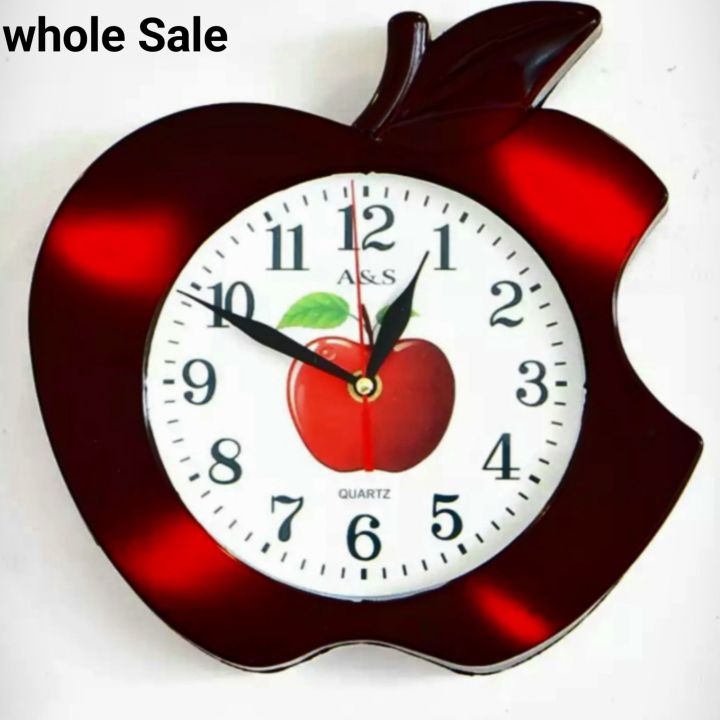 "Apple%20Wall%20Clock%20%7C%20Wall%20Clocks%20%7C%20High-Quality%20Timepiece%20for%20Home%20and%20School%20%7CHigh%20Quality%20Wall%20Clock%20%7C%20Wall%20Clock%20For%20Bedroom%20Fancy%20%20%7C%20Home%20Decoration%20Fancy%20Round%20Design%20%7C%20New%20Design%20Plastic%20Wall%20Clock%20%7C%20New%20Wall%20Clock%20%7C%20Clock%20For%20Office"%20-%20Image%203