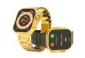 Watch 8 Ultra Gold Edition Smartwatch Gold Edition a'pple Logo Smart Watch For Men and Women. 