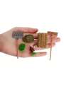 7 Miniature Gardening Tools, Outdoor Planting Scene Tools, Miniature Version of Vegetable and Fruit Planting Experience.