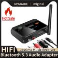 Bluetooth 5.3 Audio Receiver Support USB U-Disk Play Wireless Adapter R/L 2 RCA/3.5MM AUX/Optical Fiber Jack For Car Kit Speaker.