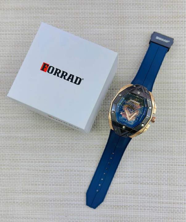 Forrad Watch Forrad heavy head leather streb watch for men with box | Daraz.lk