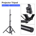 Projector Tripod Stand Stretchable Projector Bracket Aluminum Alloy Holder 1/4'' Interface Adjustable Height for LCD Projector. 
