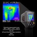 UWEI Infrared Thermal Imager Handheld Thermal Imaging Camera USB Rechargeable 8GB Card Color Display 0.01-1 Emissivity Carry Box. 
