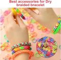 500 Pcs S Clips, Small Rubber Band Clips, Plastic Loom Bands Connectors, Connectors Refills Bracelet Loom Clips DIY Rubber Band. 