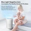 Air Purifier HEPA Filtered Mini Desktop Air Purified Air with Fragrance Negative Ion Purifier. 