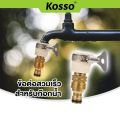 BKK kosso 1/2 inch hose connector set (4 shares) hose connector set hose connector washing machine brass hose connector washing machine hose connector thread 510 FSA hose connector. 