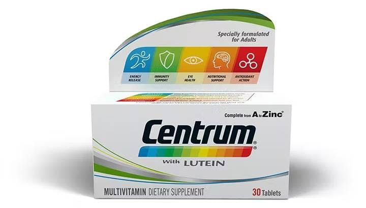 Centrum With Lutein 30 Tablets (Saudia)