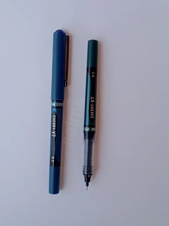 cherry%20-v7%20free%20ink%20Roller%20pen%20blue%20%20ink%20(0.5mm)%20-%20Image%202