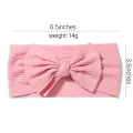 3Pcs/Set Headband For Baby Girls Bows Elastic Knotted Soft Hair Band Knitted Kids Headwear Newborn Turban Hair Accessories Gifts. 
