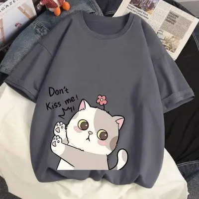 Printed T-shirts for girls & women's fabric cotton jersey Summer wear premium Quality