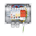 TOMZN HT-8WAY PV Combiner Box 1 IN 1 OUT DC600V Solar Photovoltaic Combine Box with SPD Fuse MCB for Inverter 16A-63A. 