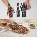 Mehndi sticker stencil designs. 