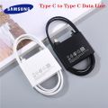 Original Samsung Galaxy Cable Dual Type C To Type C Super Fast Charging 35W / 25W / 15W  3A For Galaxy S22 5g S21 Ultra S20 Note 20 10 A71 A32. 