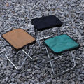 Outdoor Lightweight Camping Stool Folding Fishing Chair with Carry Bag Aluminum Alloy Picnic BBQ Mini Portable Seat Beach Chairs. 