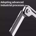 1Pc Outdoor Camping Supplies Stainless Steel Folding Mini Square Head Multi-function Pocket Keychain Pendant. 